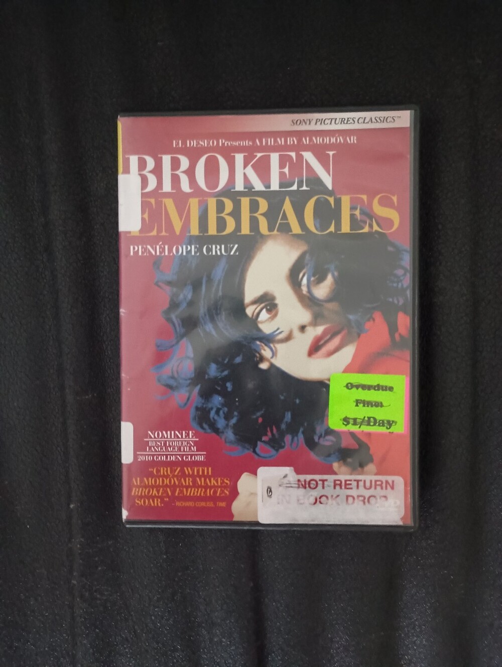 3/$10 🌟 Broken Embraces DVD With Penelope Cruz